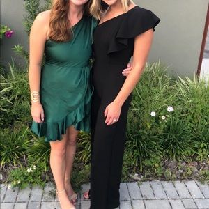 Karlie Black One Shoulder Jumpsuit